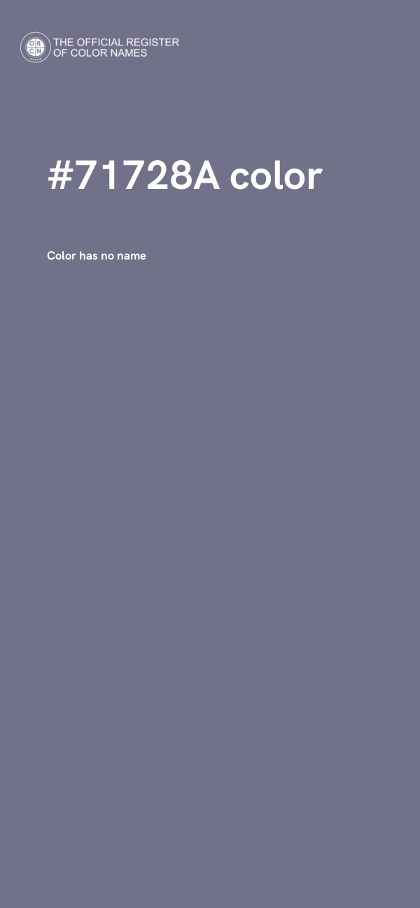 #71728A color image