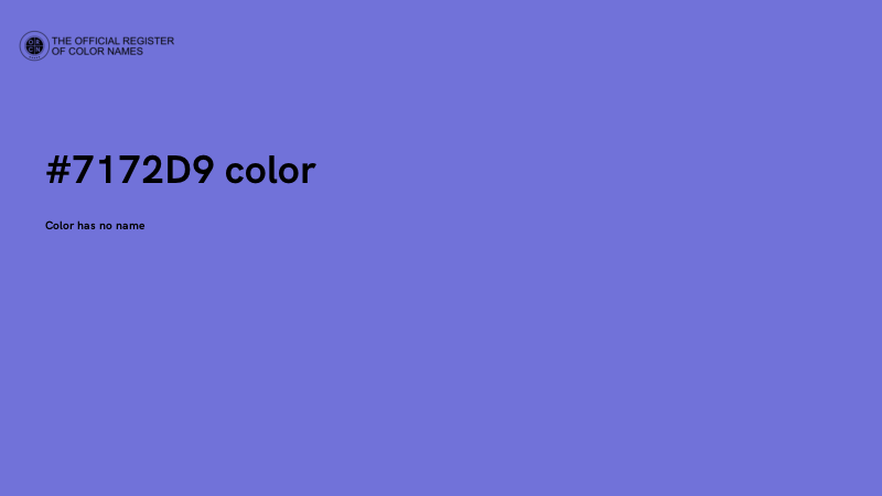 #7172D9 color image