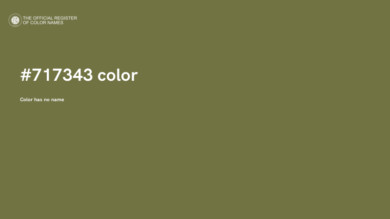 #717343 color image