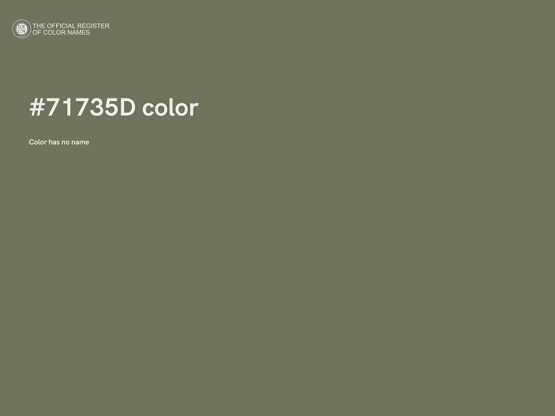 #71735D color image