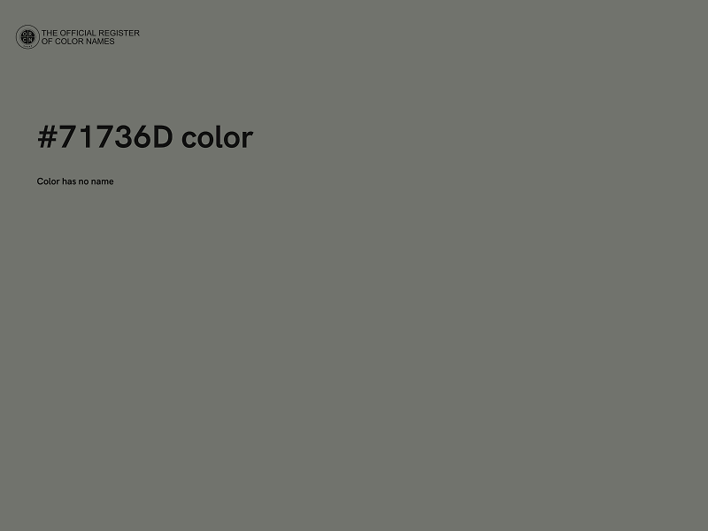#71736D color image
