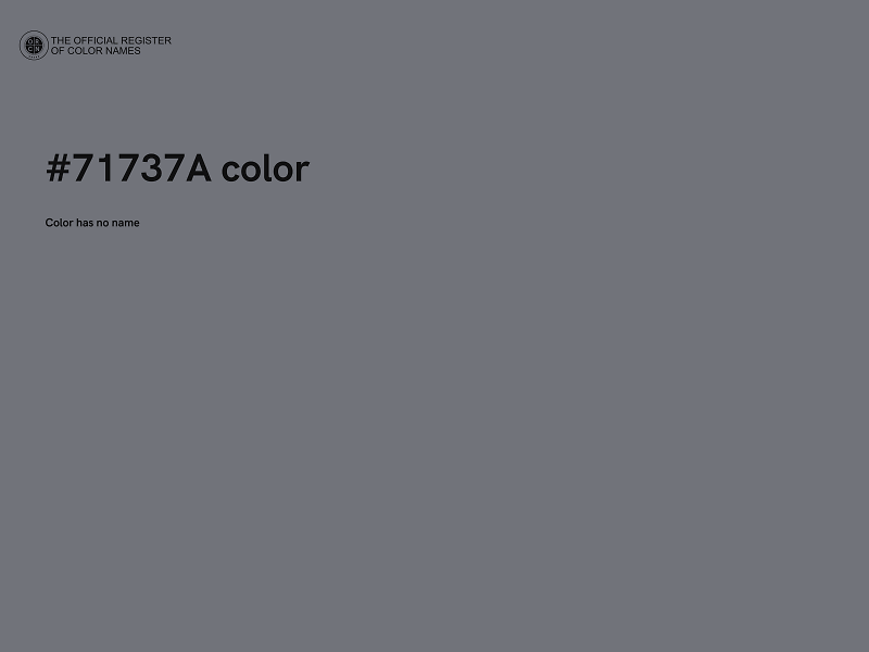 #71737A color image