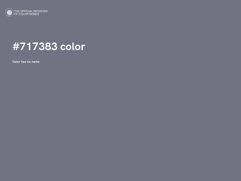 #717383 color image