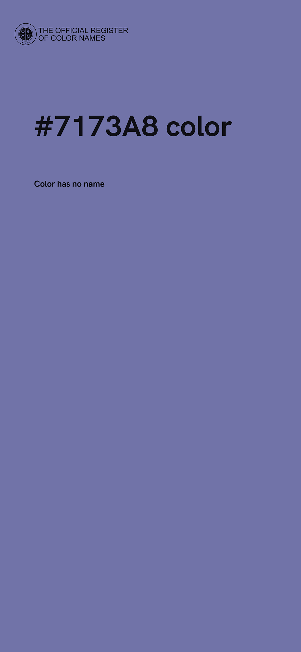 #7173A8 color image