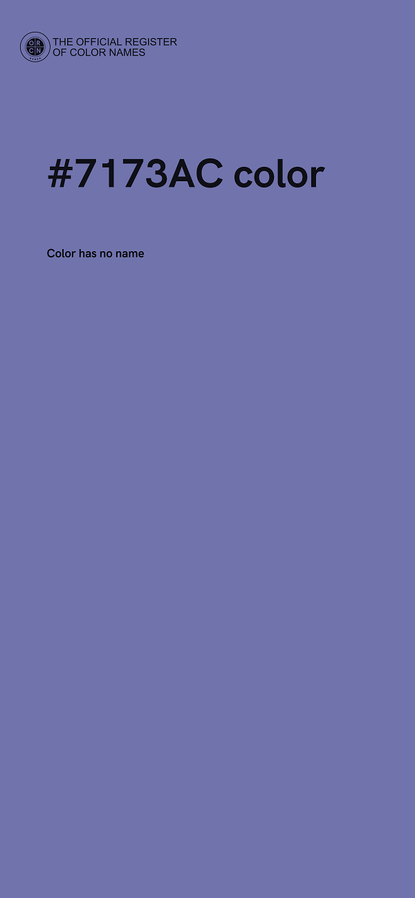 #7173AC color image