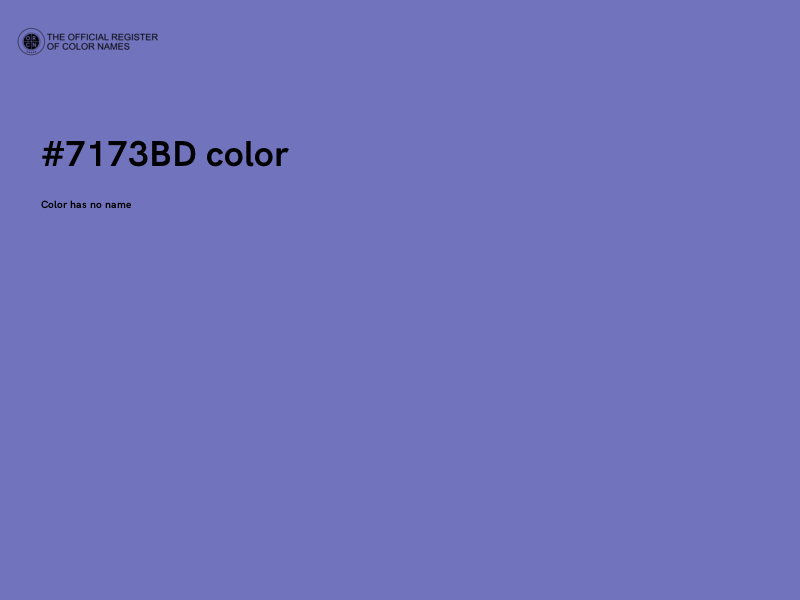 #7173BD color image
