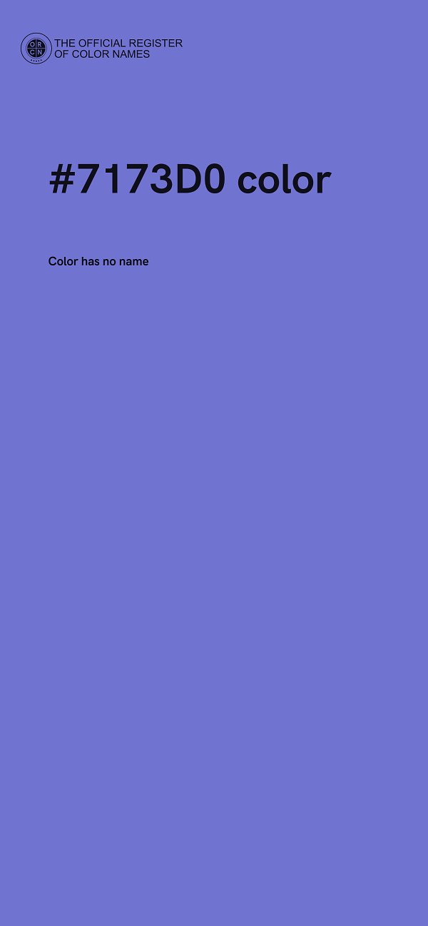 #7173D0 color image