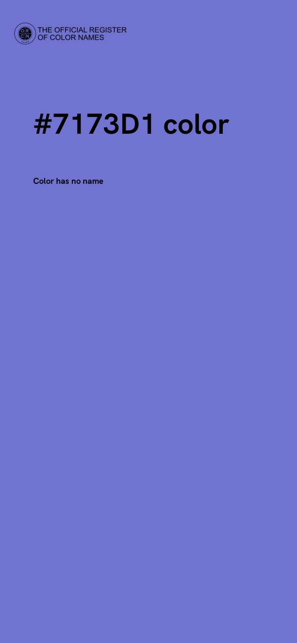 #7173D1 color image