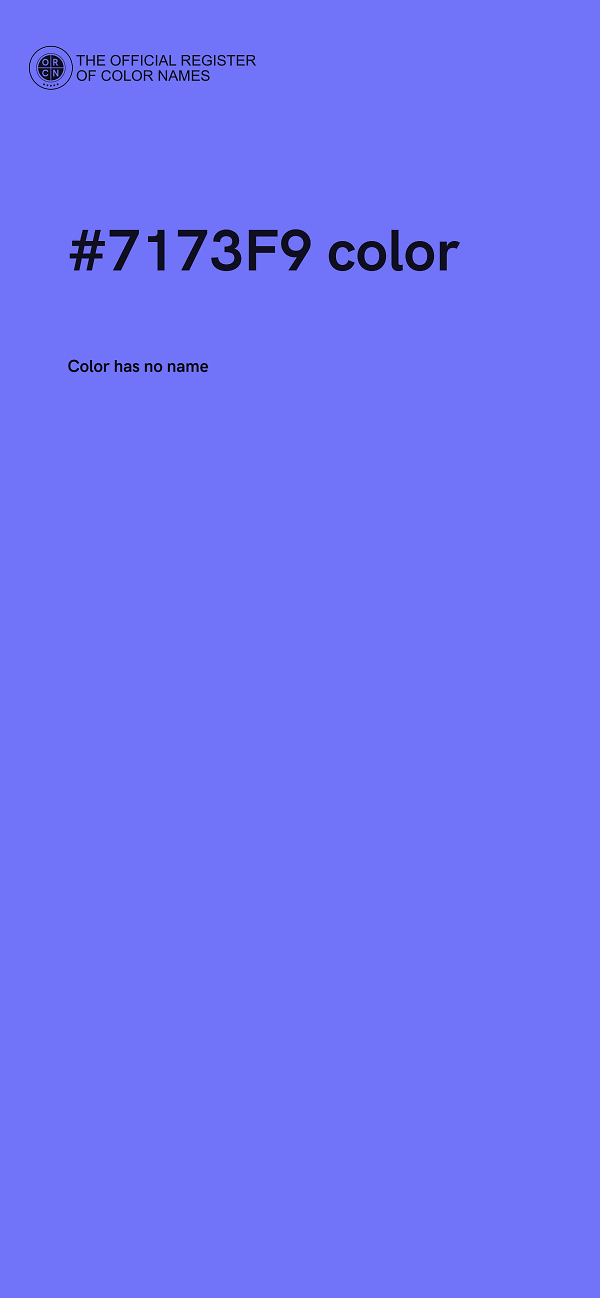 #7173F9 color image