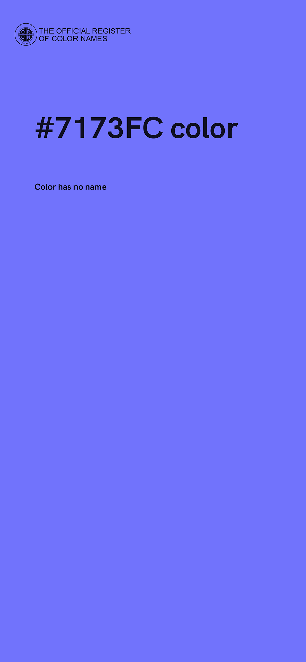 #7173FC color image