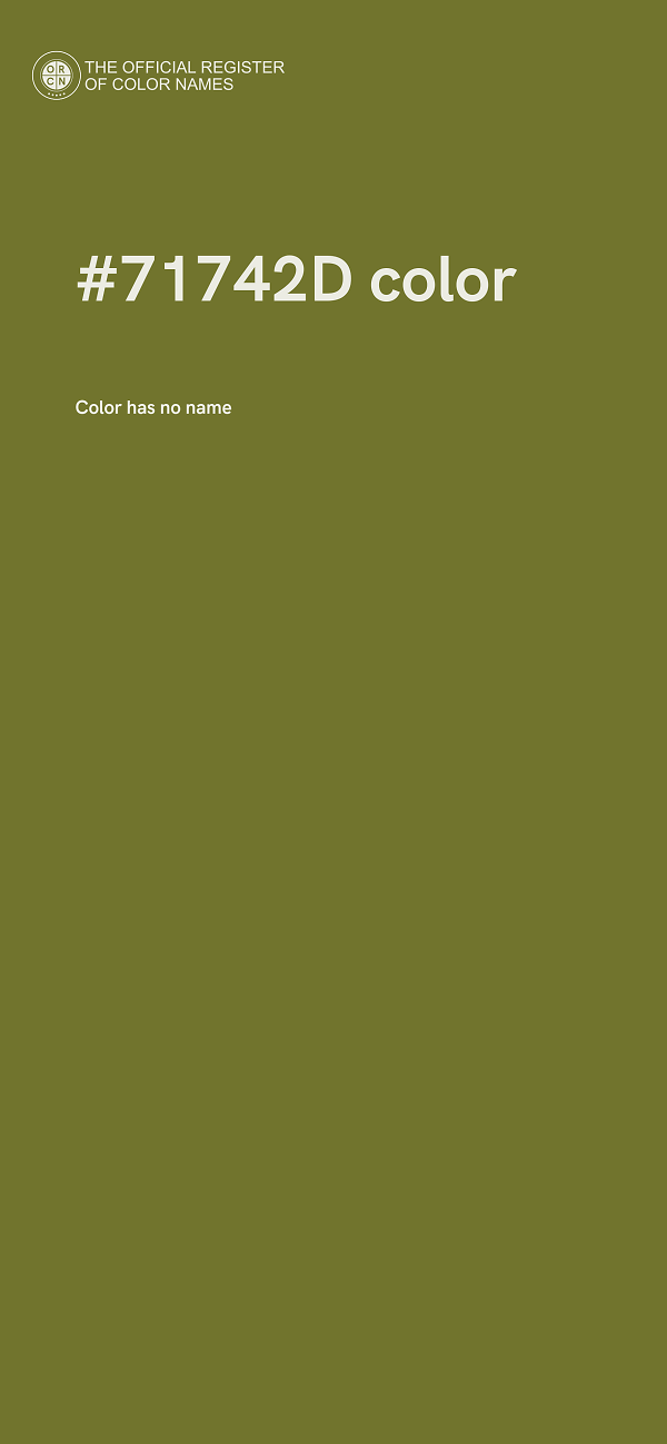 #71742D color image