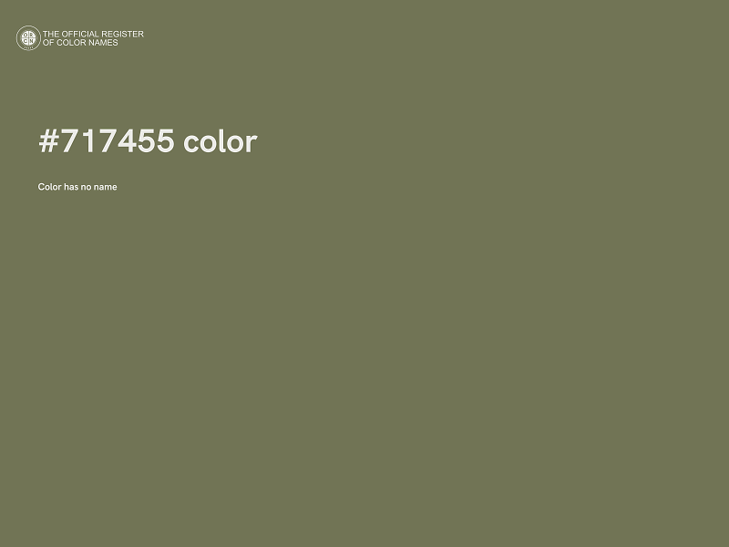 #717455 color image