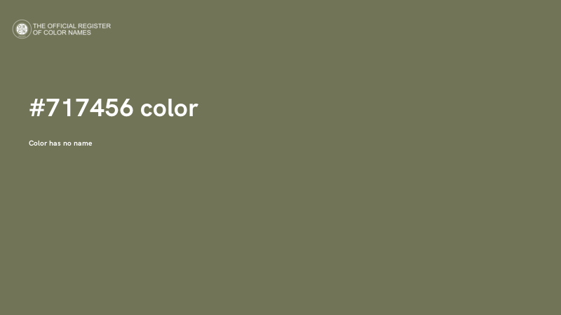 #717456 color image