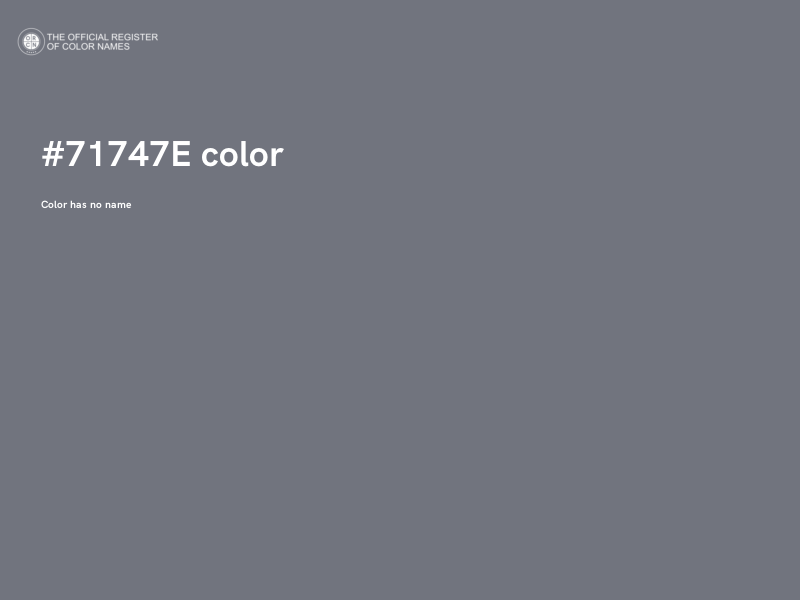 #71747E color image