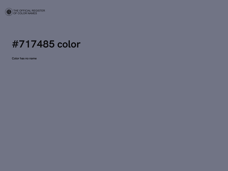 #717485 color image