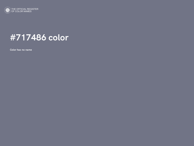 #717486 color image