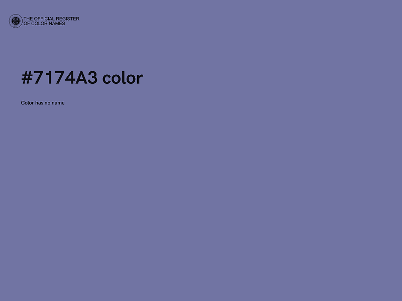 #7174A3 color image