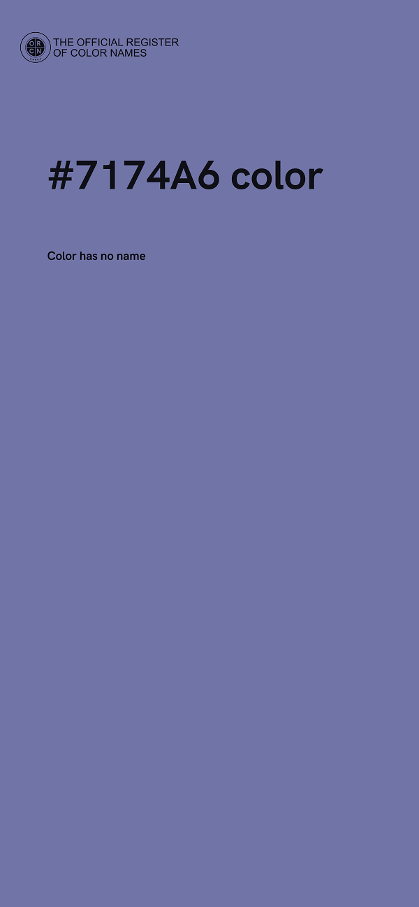 #7174A6 color image
