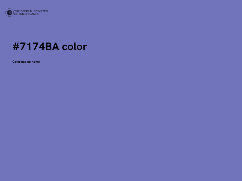 #7174BA color image