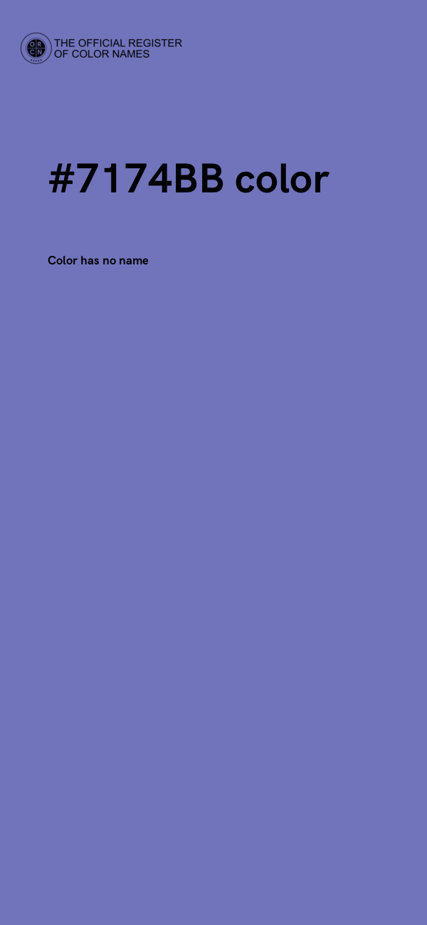 #7174BB color image