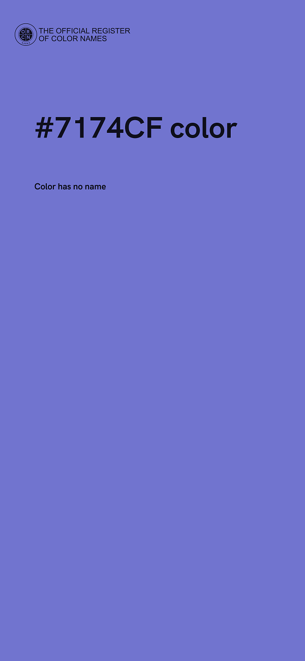#7174CF color image