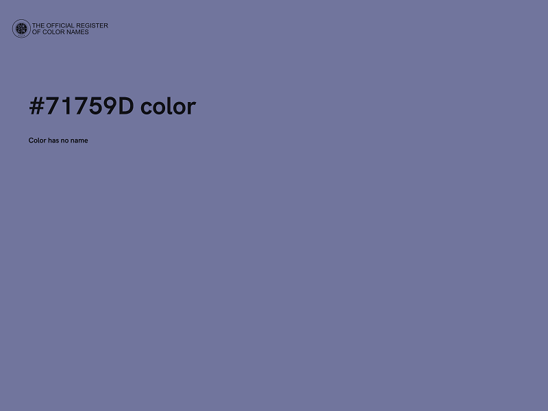 #71759D color image