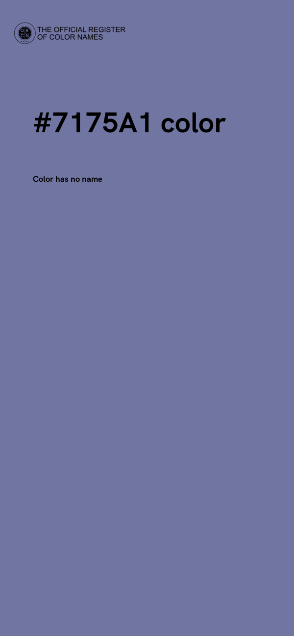 #7175A1 color image