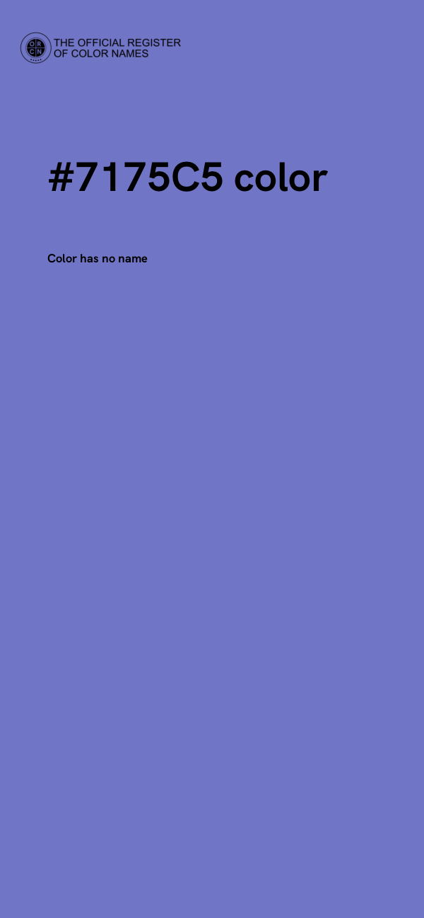 #7175C5 color image