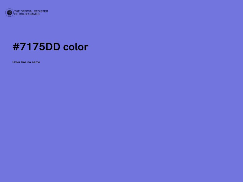 #7175DD color image