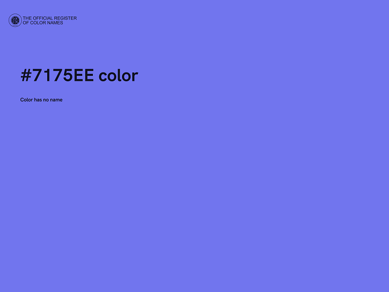 #7175EE color image