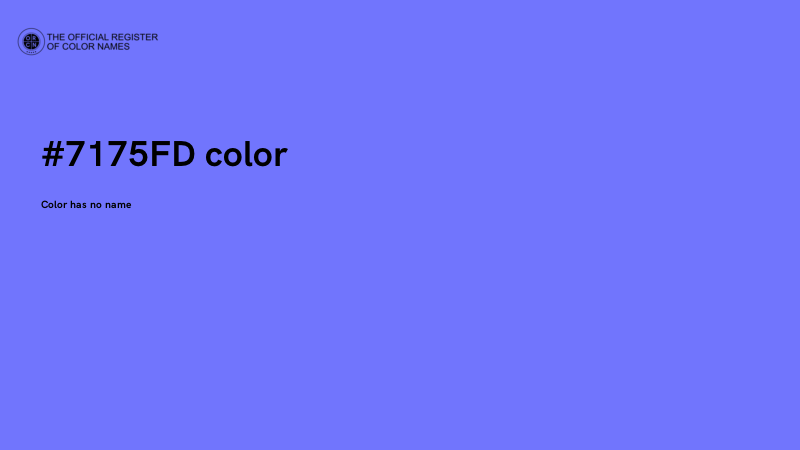 #7175FD color image