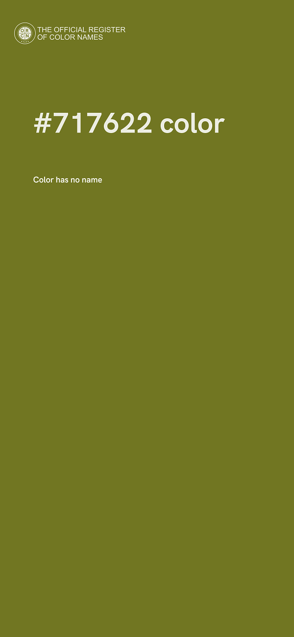 #717622 color image