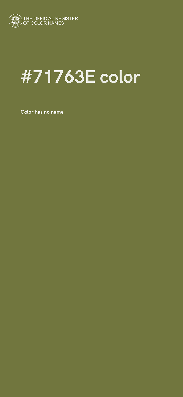 #71763E color image