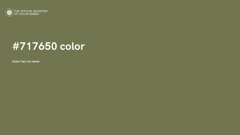 #717650 color image