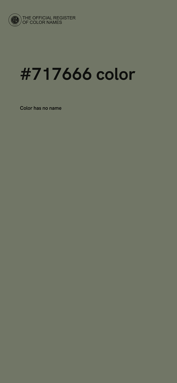 #717666 color image