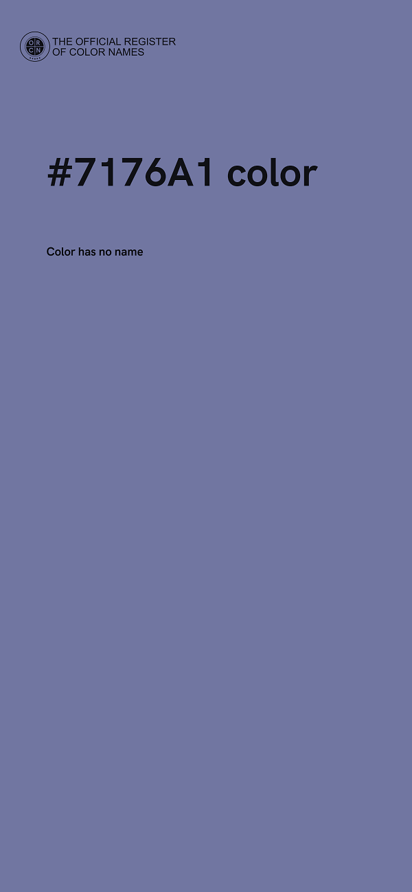 #7176A1 color image