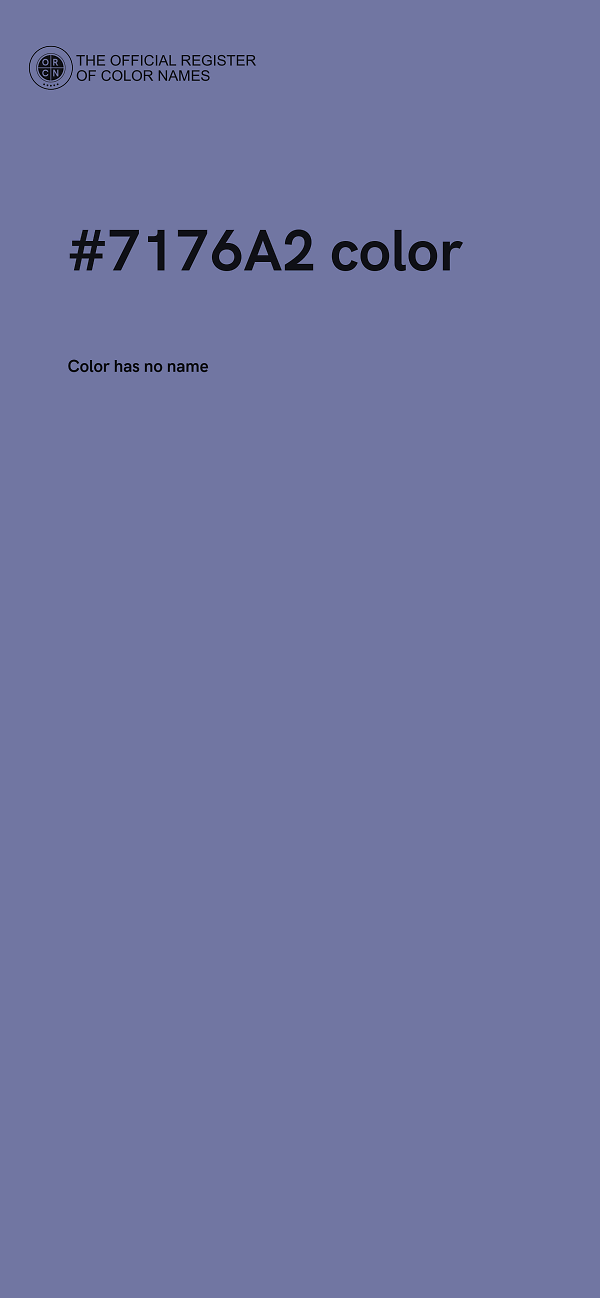 #7176A2 color image