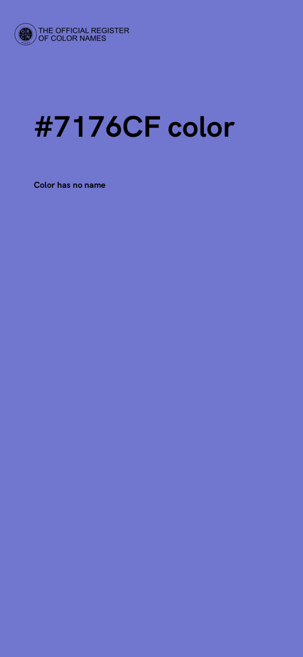 #7176CF color image