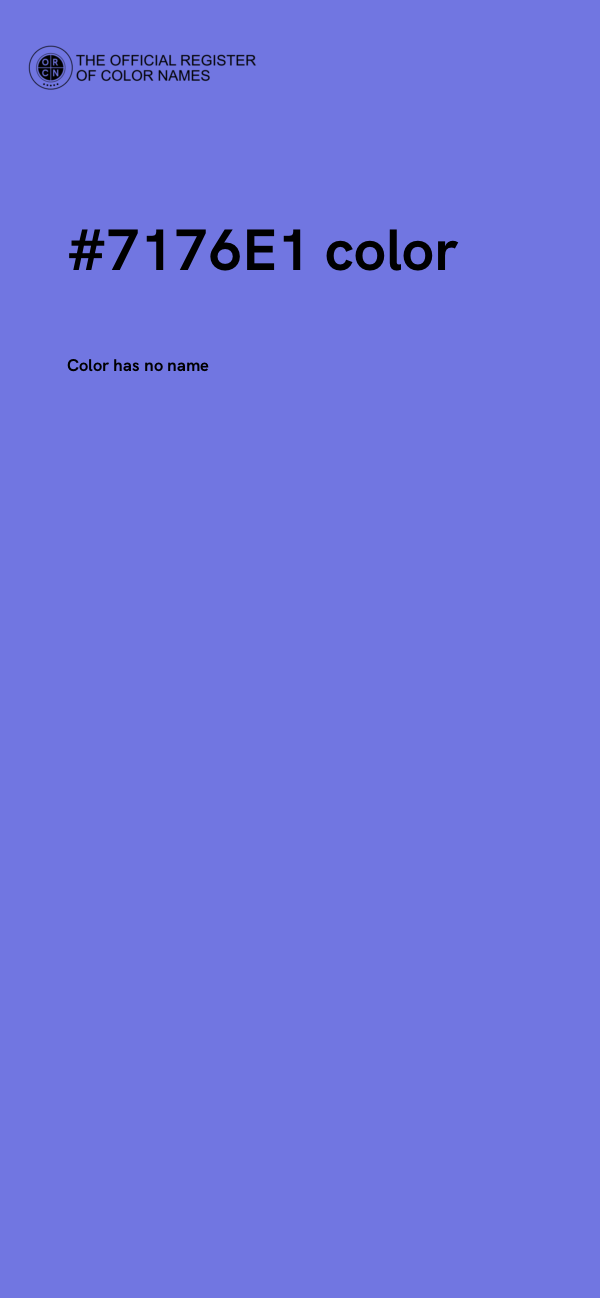 #7176E1 color image