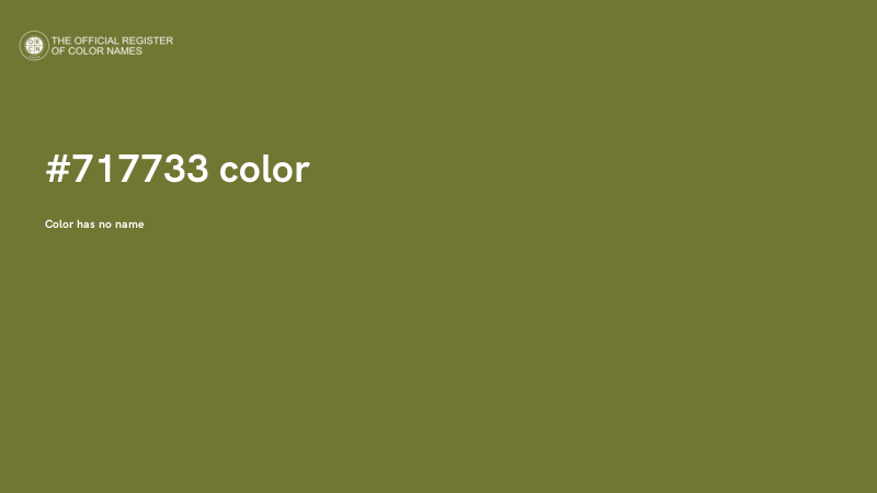 #717733 color image