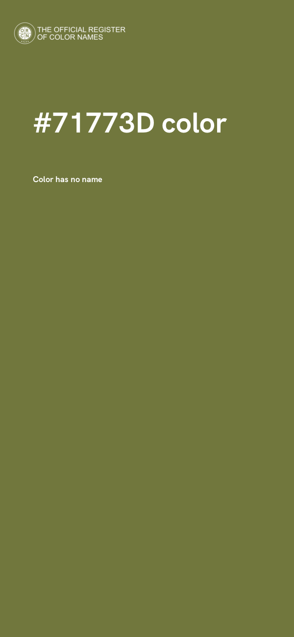 #71773D color image