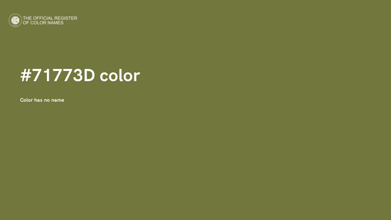 #71773D color image