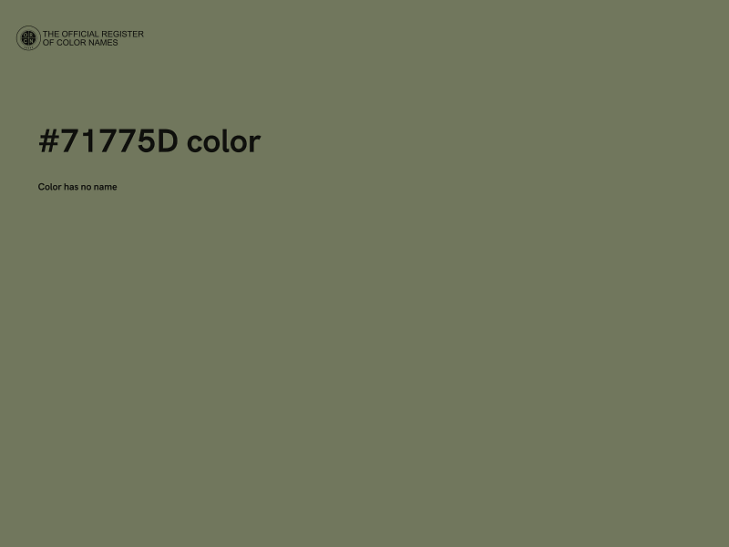 #71775D color image