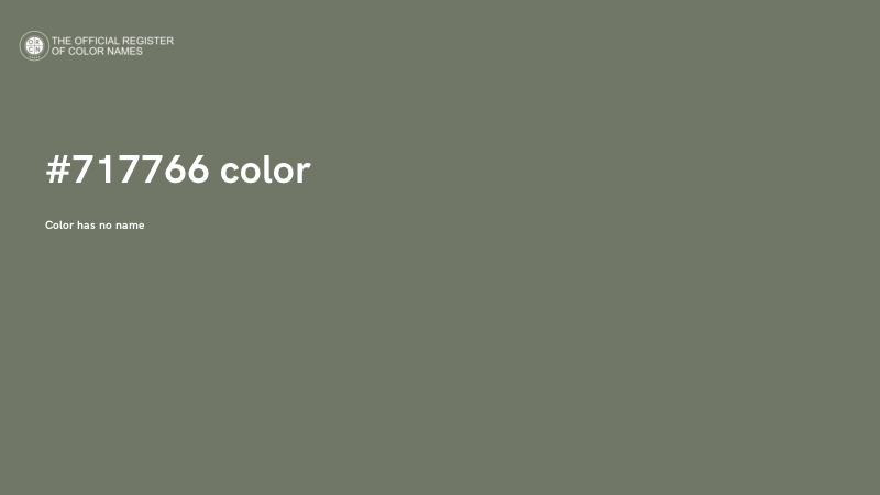 #717766 color image
