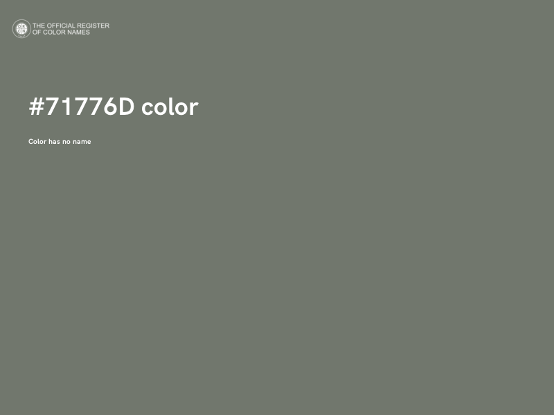 #71776D color image