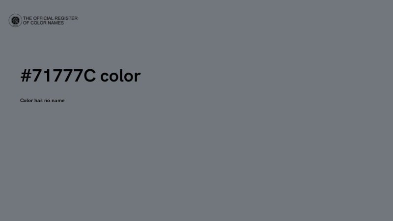 #71777C color image