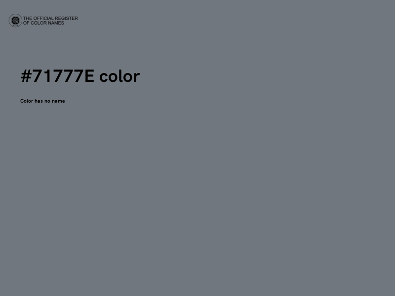 #71777E color image