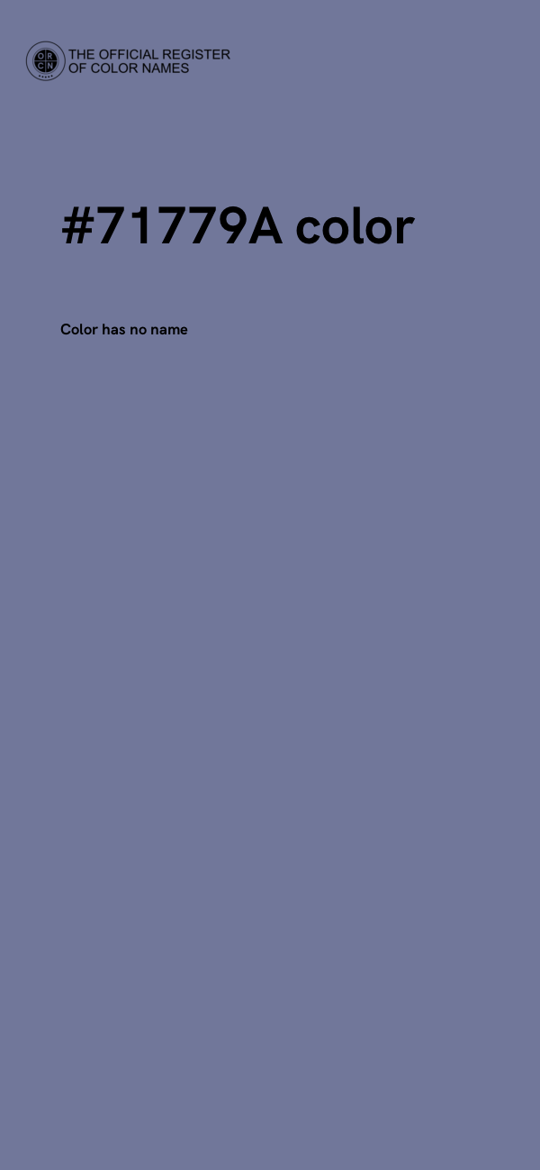 #71779A color image