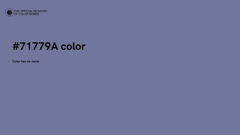 #71779A color image