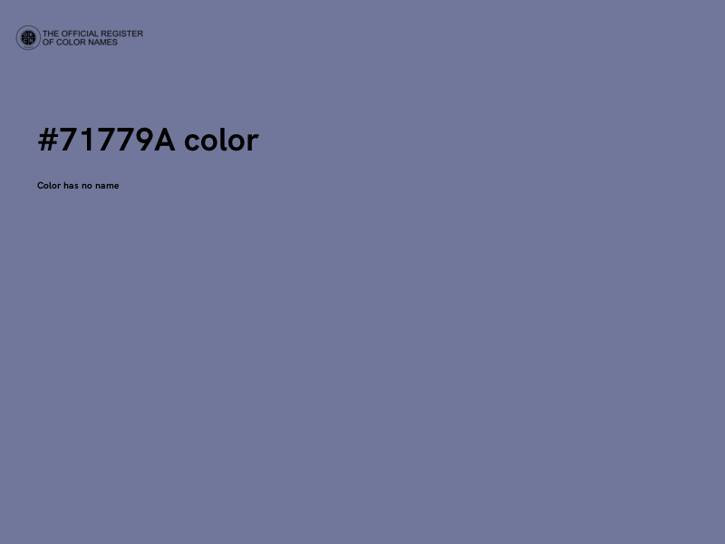 #71779A color image